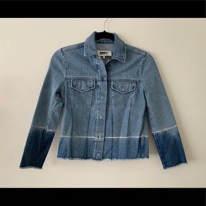 MM6 Martin Margiela Frayed Denim Jacket Xs